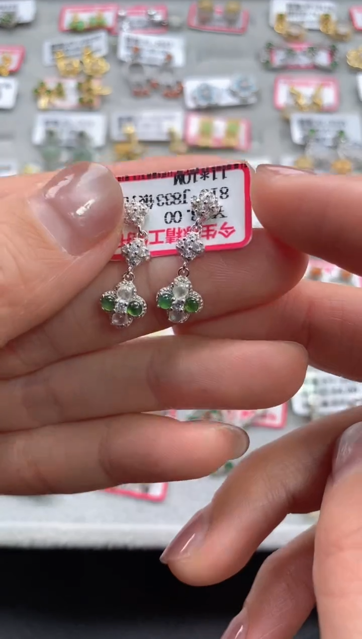 【闪购商品】翡翠戒指银S925镶嵌11111--1