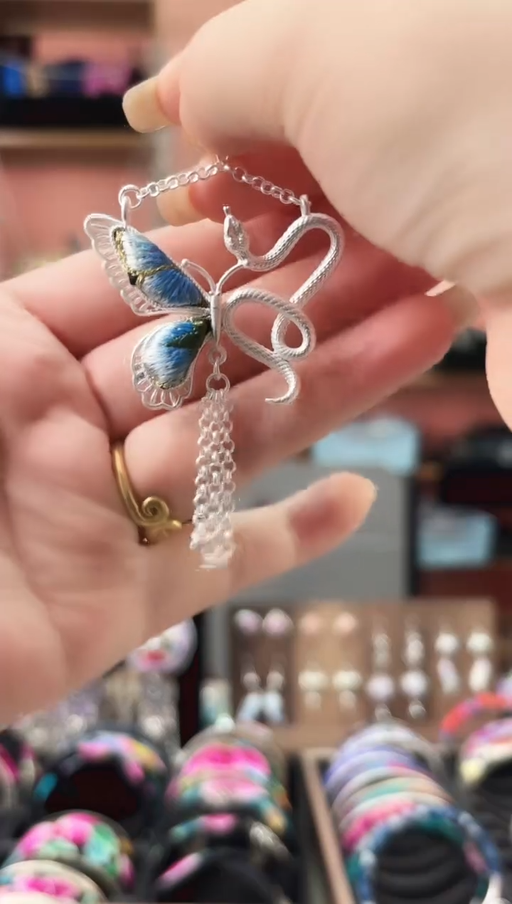 织绣艺枝独绣手工饰品13