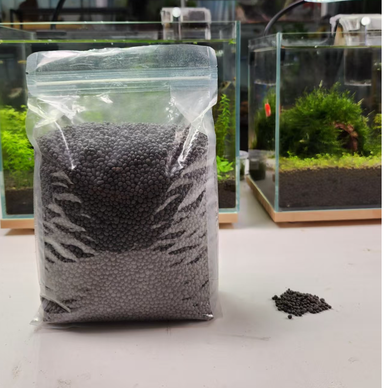 【真水草泥】5斤 细颗粒鱼缸水草种植造景装饰种子生态鱼缸底床免洗