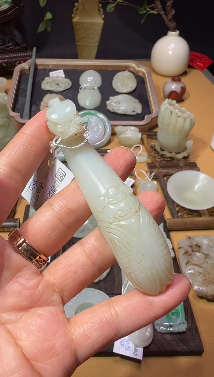 【闪购商品】和田玉XHM-999    龙钩