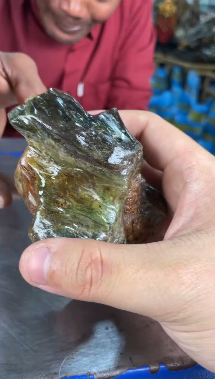 【闪购商品】硅化玉摆件未镶嵌26
