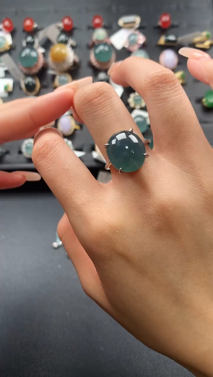 【闪购商品】翡翠戒指未镶嵌436436334543