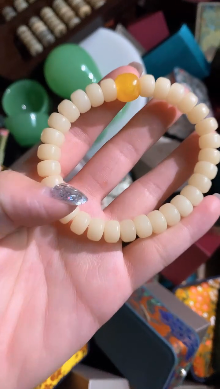 白玉菩提手串永玉阁精品专属摆件