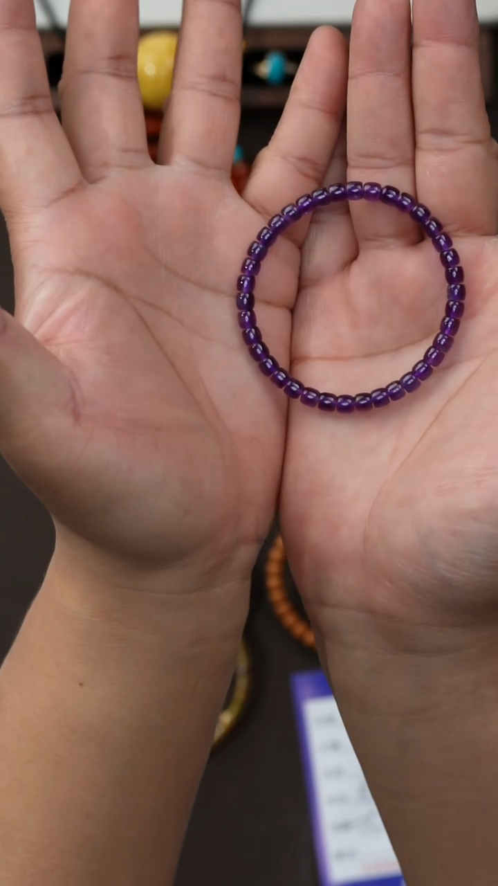 未镶嵌手串水晶?***友水晶手串