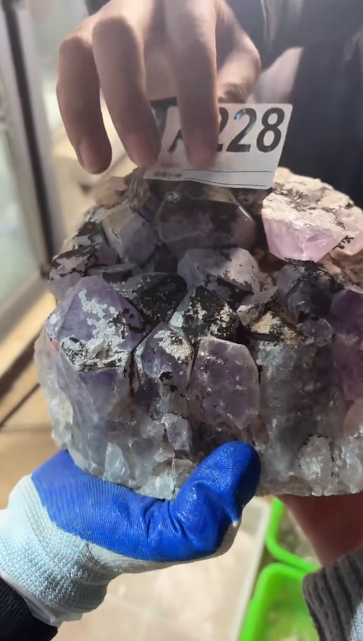 【闪购商品】水晶摆件未镶嵌紫水晶簇228