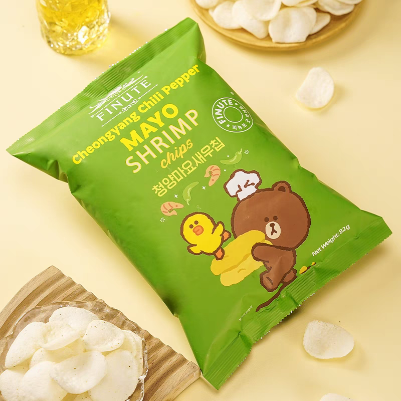 【阿杰自营】直播】26年7月到期】趣莱福青阳辣椒蛋黄酱虾片62g