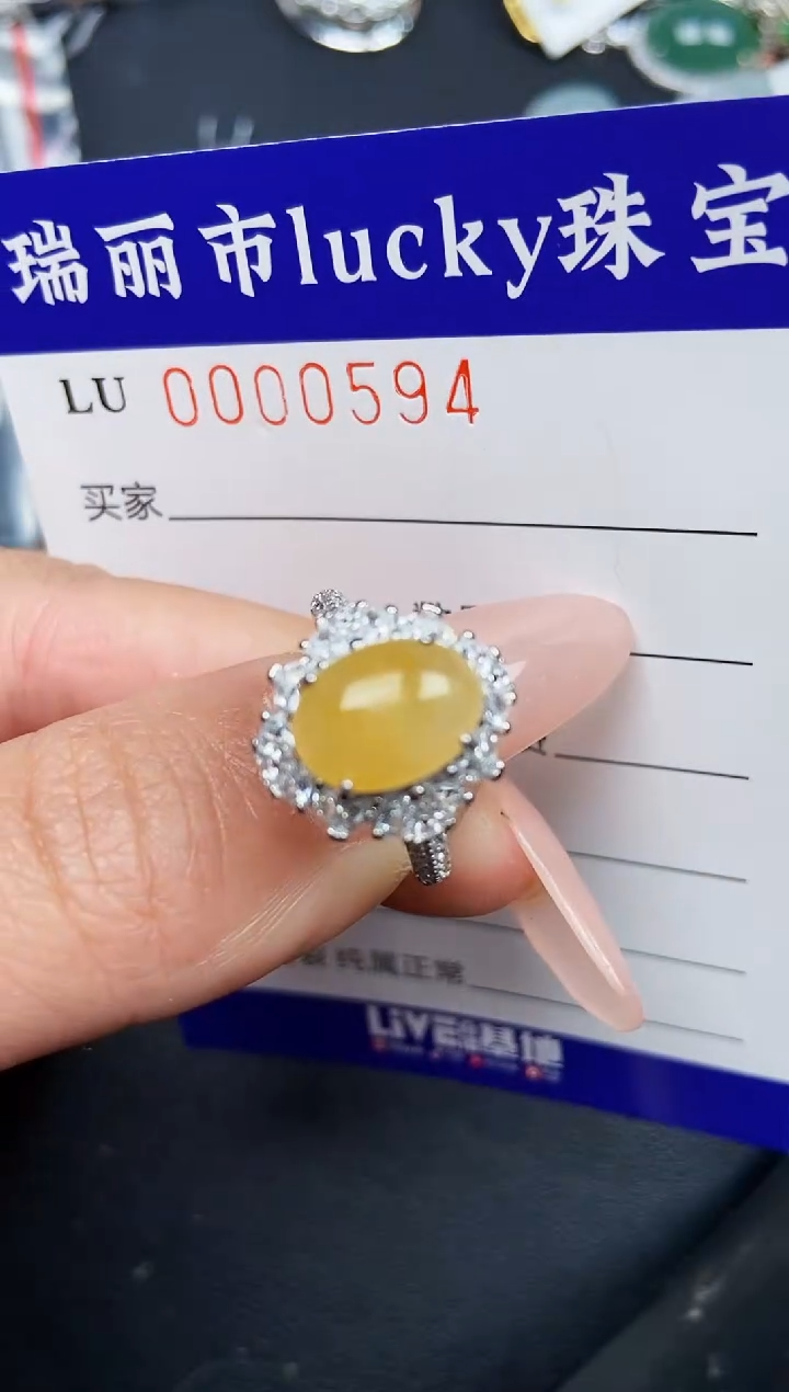 【闪购商品】翡翠颈饰银S925镶嵌0594