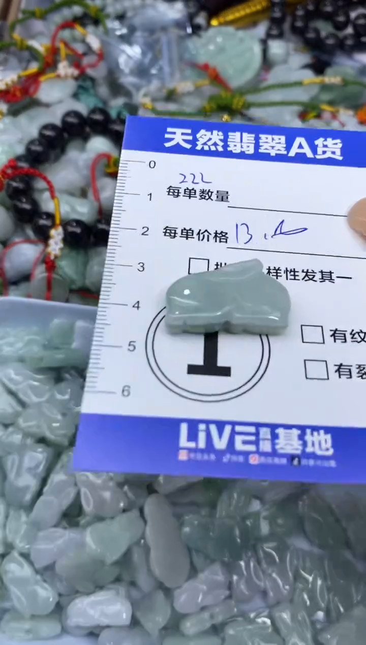 颈饰未镶嵌翡翠天然翡翠A货批量多样性发一件