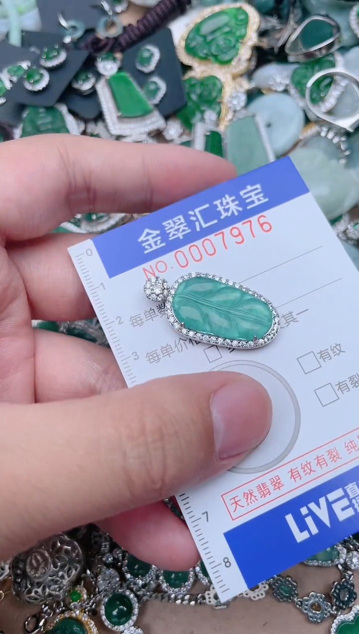 【闪购商品】翡翠颈饰未镶嵌7976....