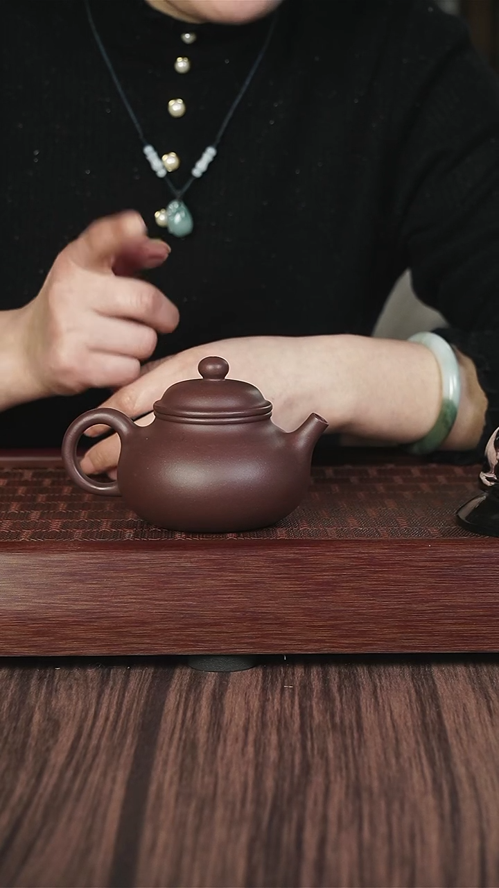 【闪购商品】紫砂茶壶ly  紫泥 容天