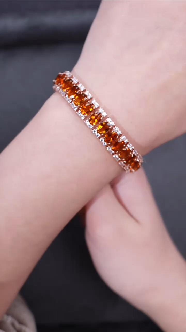 【闪购商品】手链银S925镶嵌水晶手链