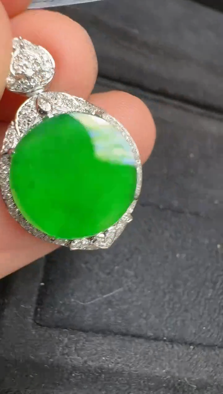 【闪购商品】翡翠吊坠(不含链)18K金镶嵌多样性团购发一件