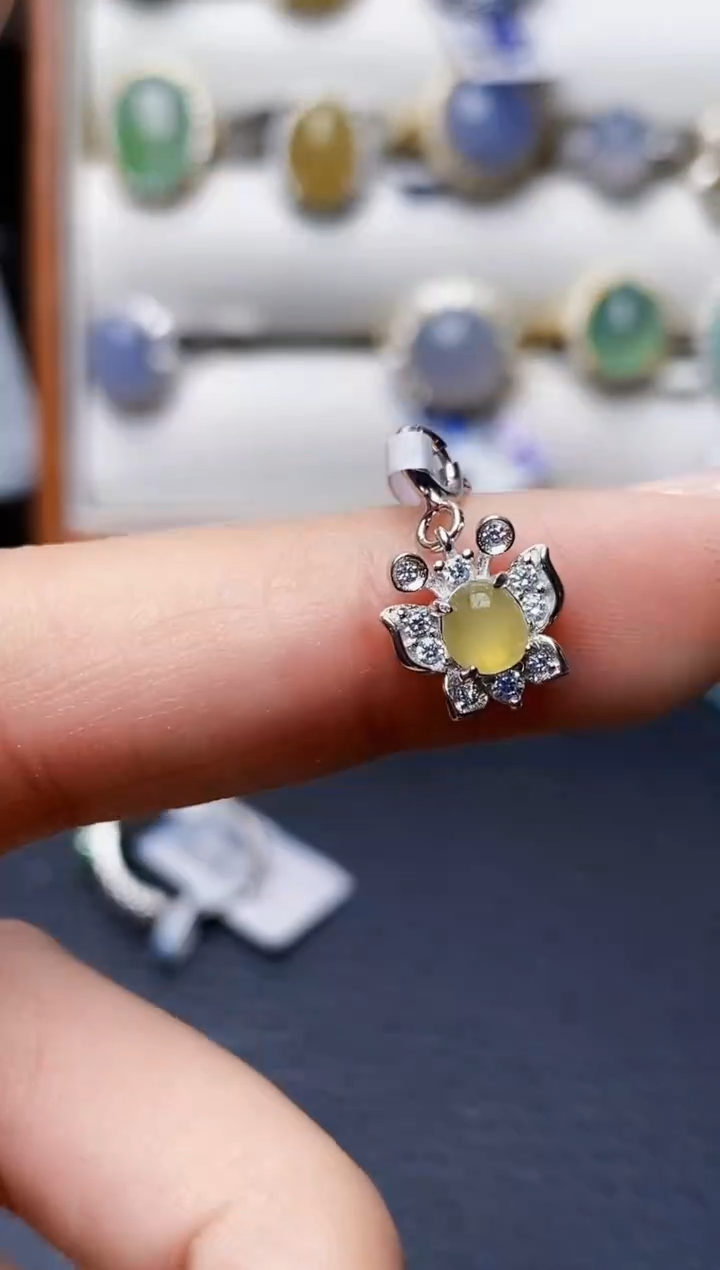 银S925镶嵌戒指翡翠1751