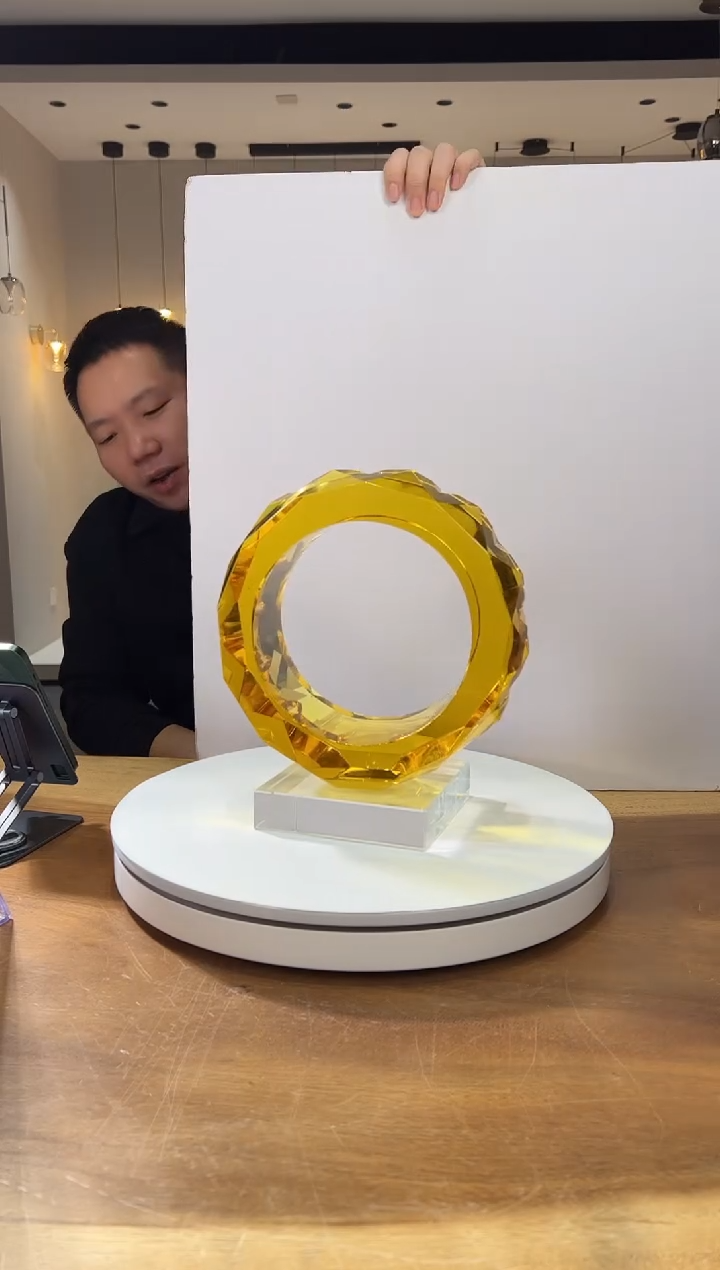 【闪购商品】茶宠巴比特美学 光影之环 琥珀金闭口