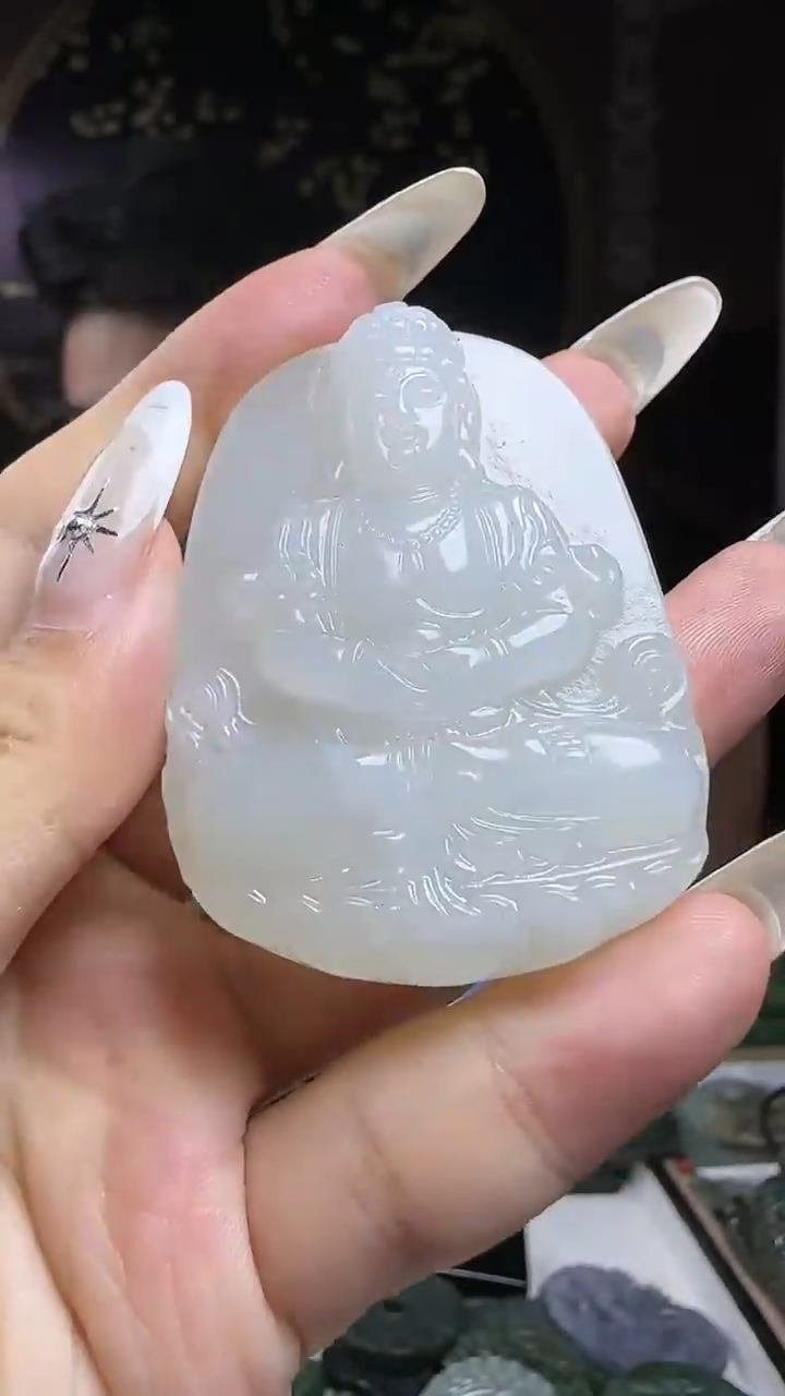 和田玉未镶嵌挂件和田玉买一发一