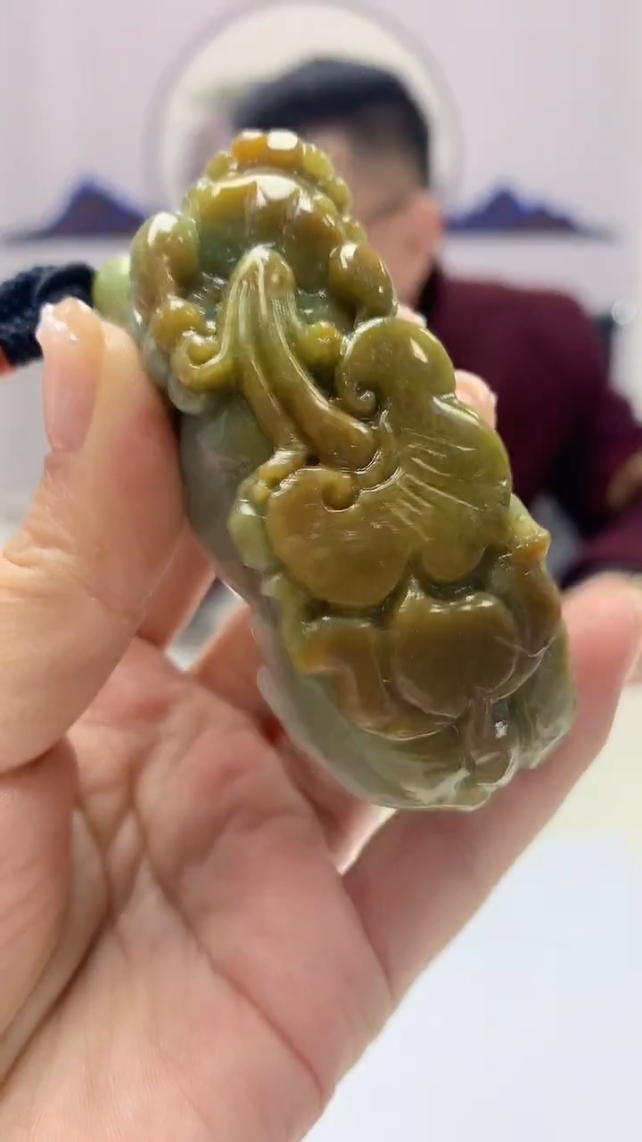 【闪购商品】定制翡翠未镶嵌5152ms-毛货10貔貅