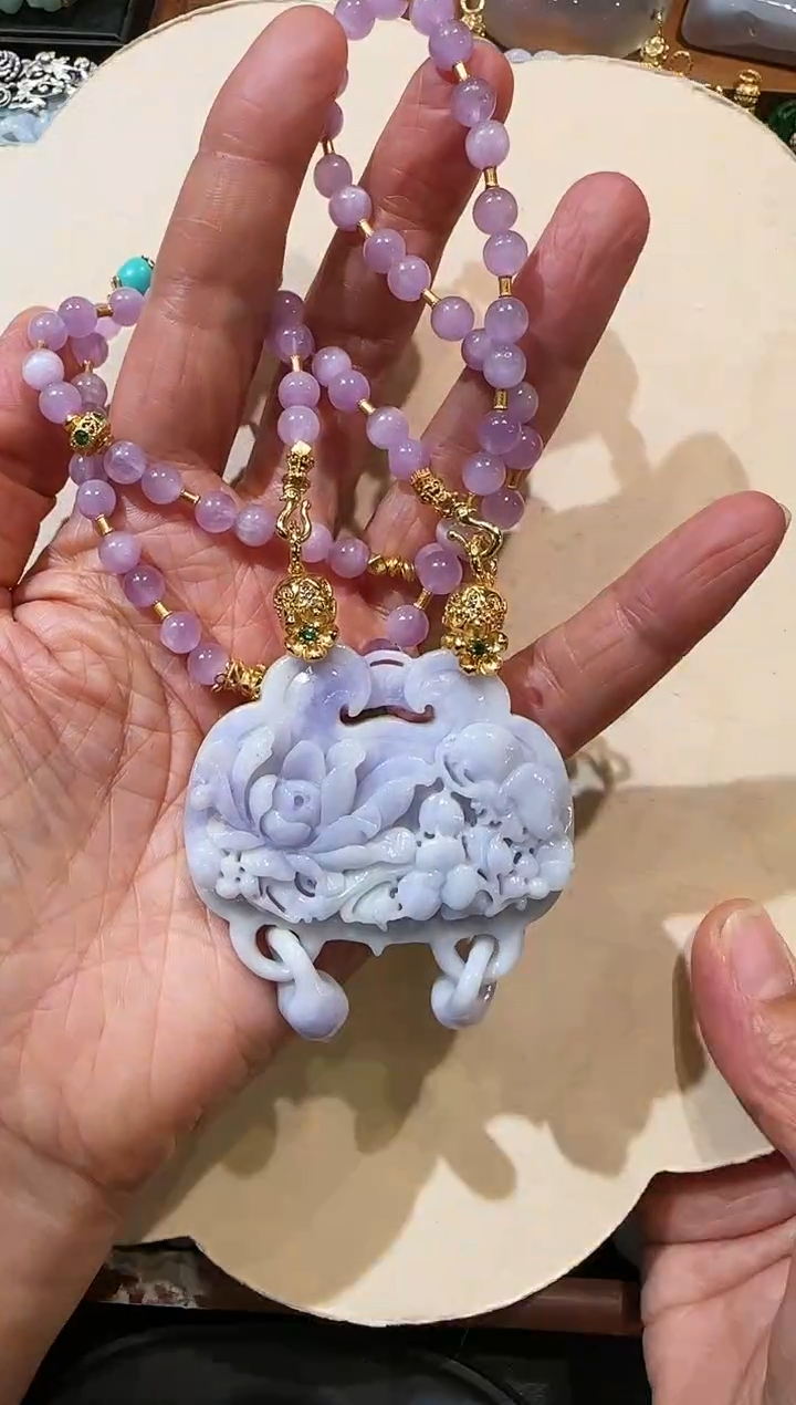 【闪购商品】翡翠颈饰未镶嵌国风