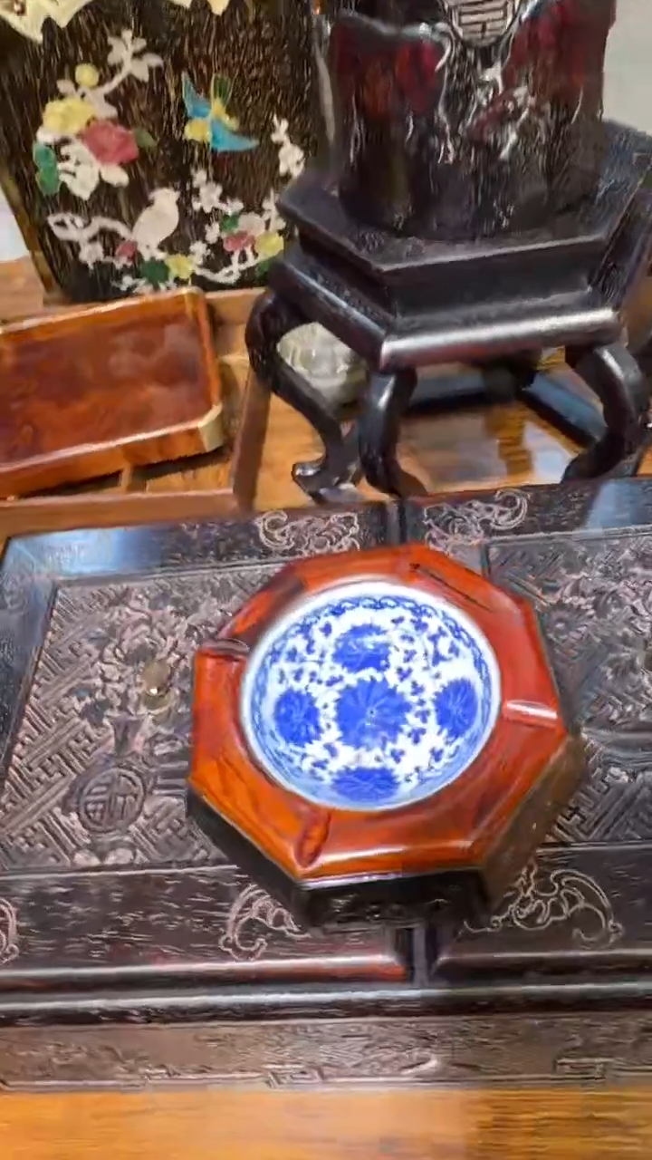 木笔洗烟灰缸00000