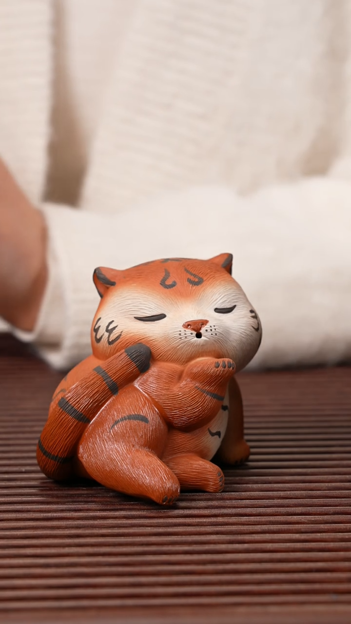 【闪购商品】紫砂茶宠妖娆虎，