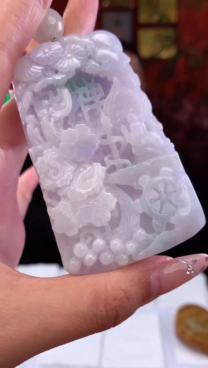 【闪购商品】定制翡翠未镶嵌挂件发货（拍一发一）