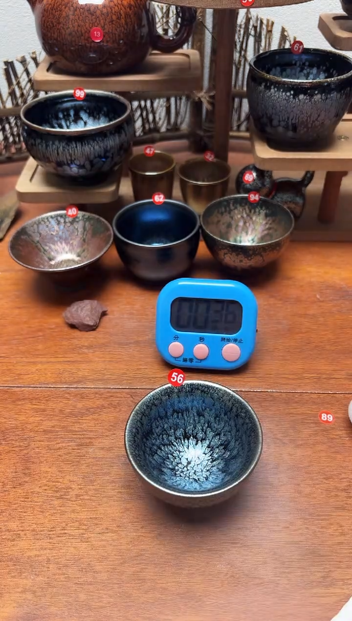 茶盏逗*玩56号建盏工匠茶器