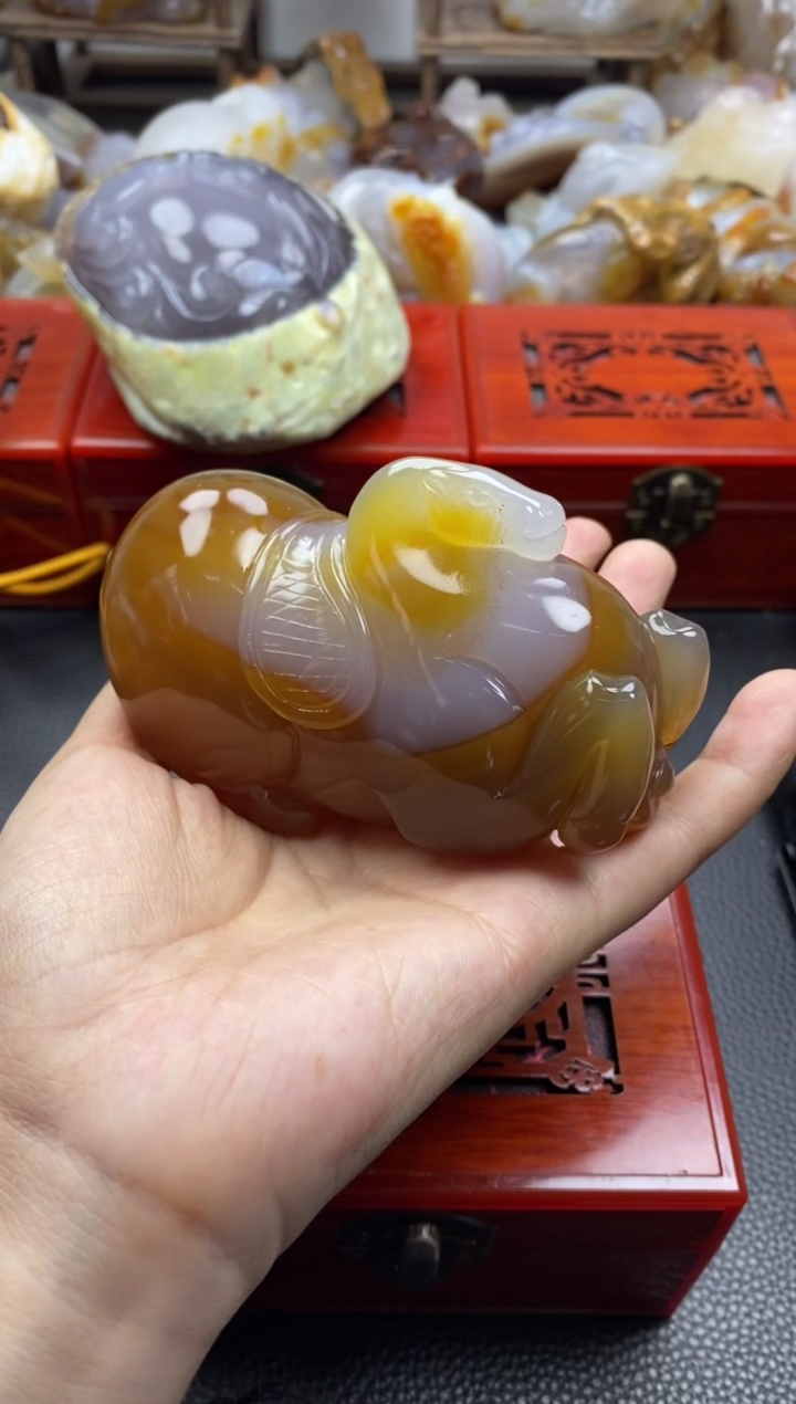 未镶嵌手把玛瑙/玉髓劲*达00