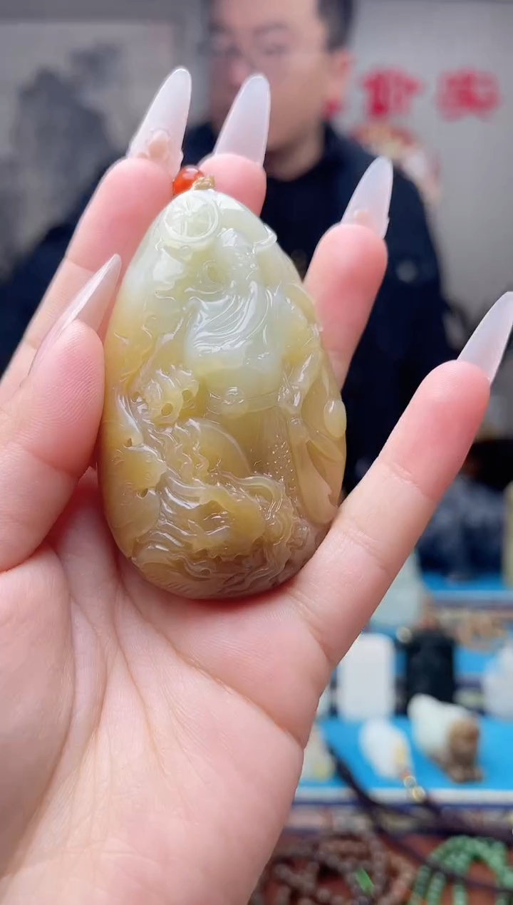 【闪购商品】和田玉挂件未镶嵌1