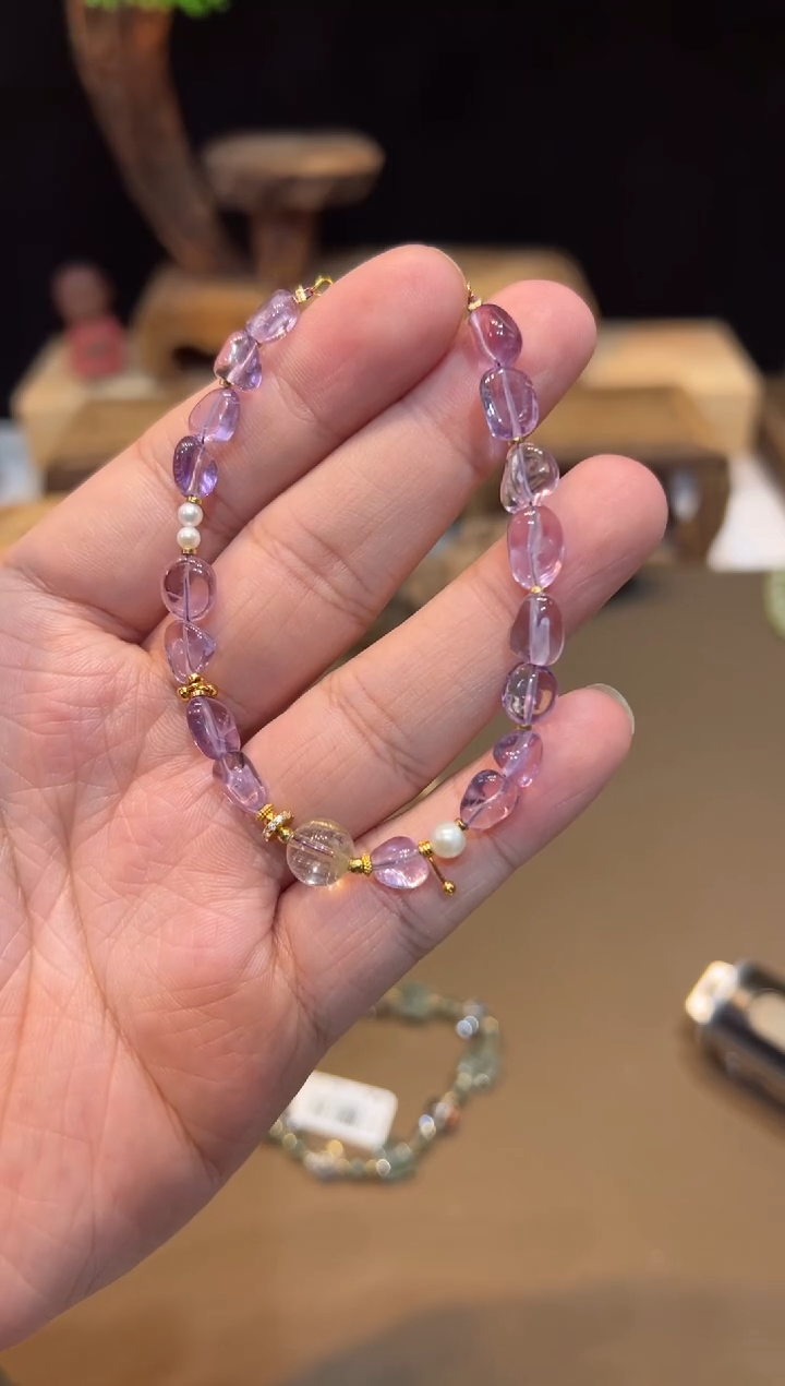 水晶手链未镶嵌手饰@@F5087