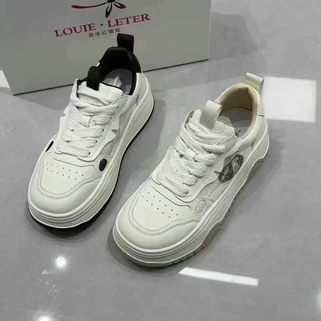 8801-7系带时尚休闲鞋春款透气舒适女鞋女士百搭休闲运动鞋