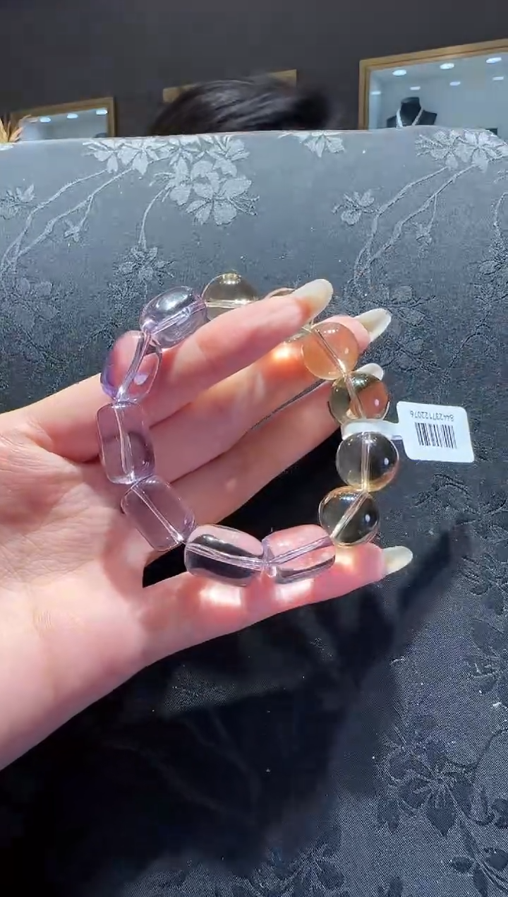 【闪购商品】水晶手串未镶嵌紫黄晶手串