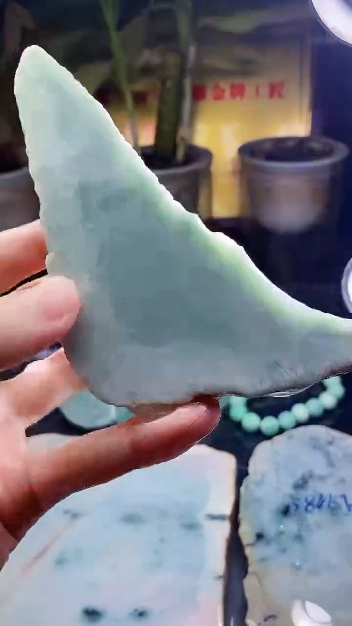 未镶嵌挂件翡翠小雨234