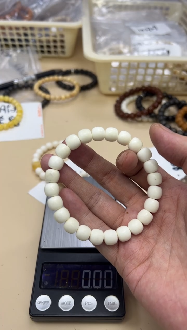【闪购商品】白玉菩提手串021914 白玉菩提南H单圈