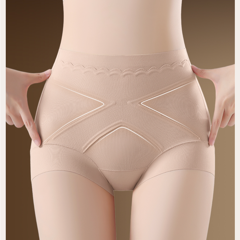 F226（80-170）山茶花植物香氛女士无痕隐形塑形收腹提臀内裤三角裤