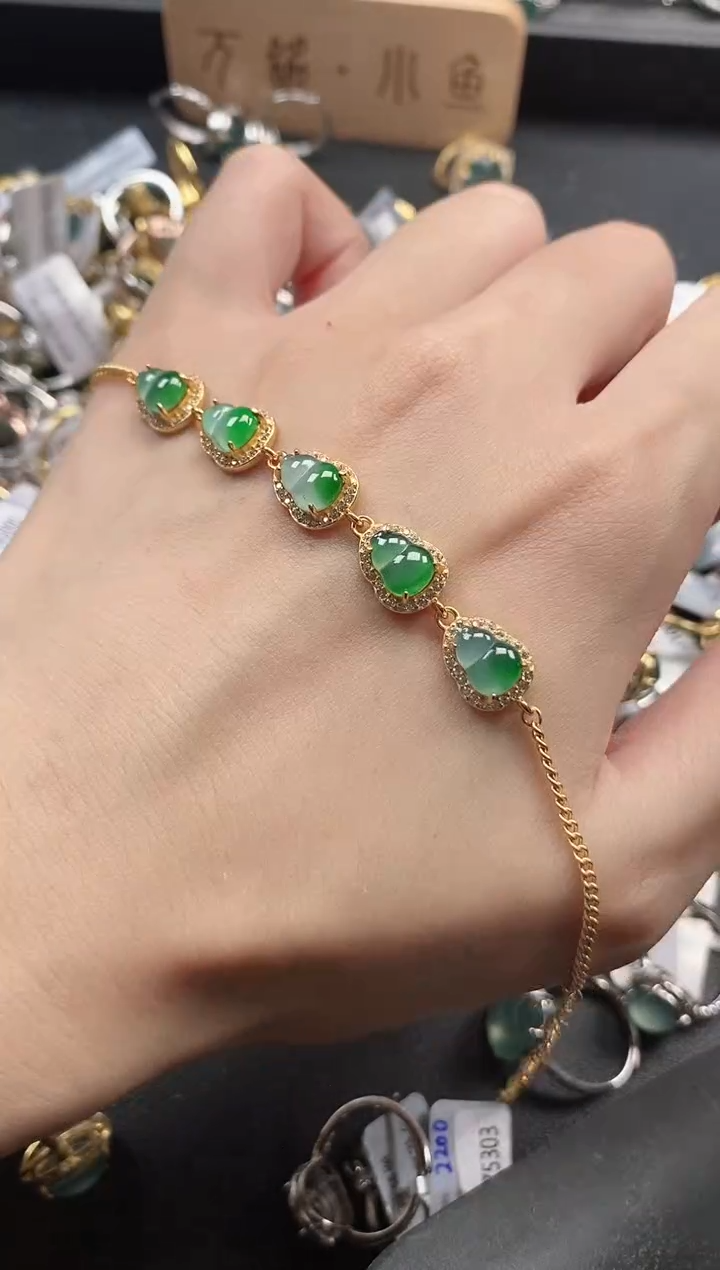 银S925镶嵌戒指翡翠451151