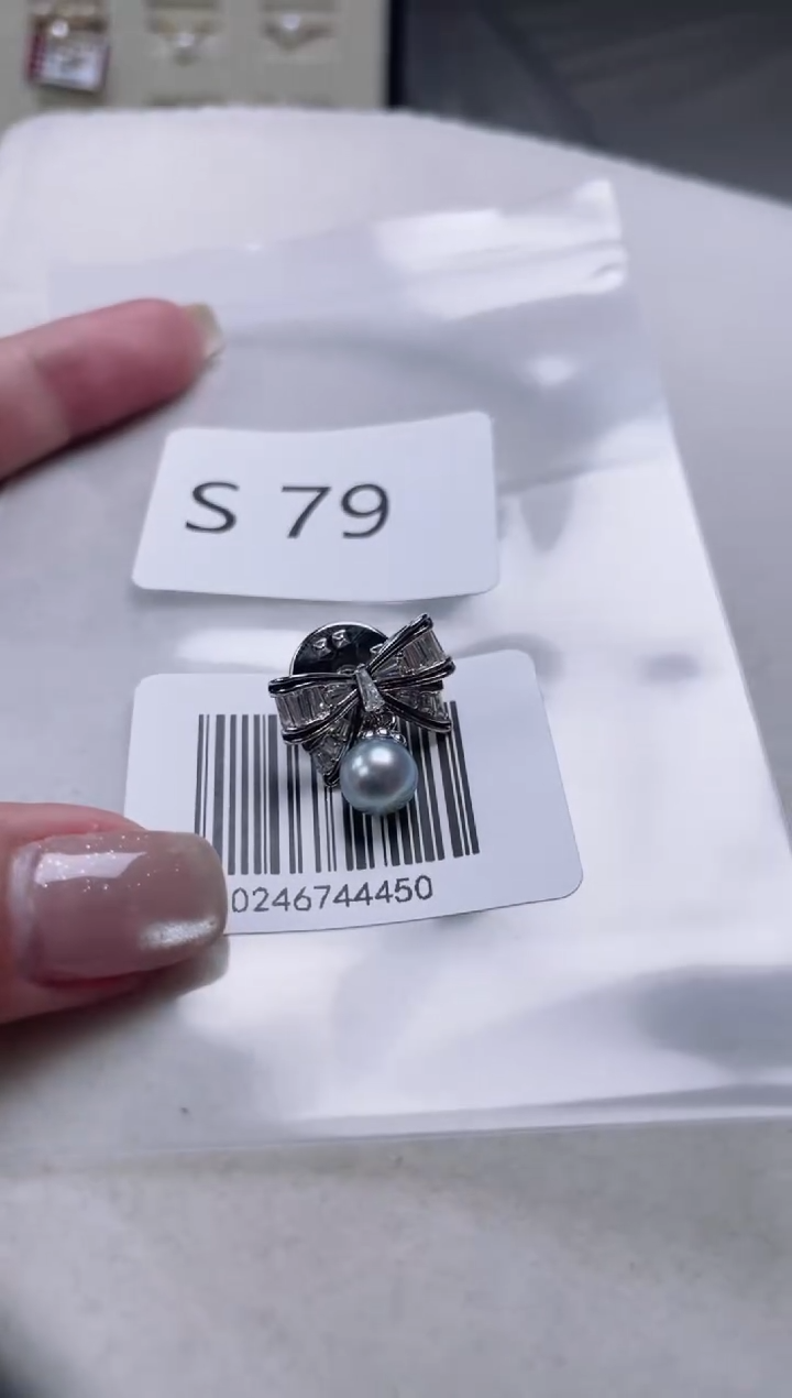 【闪购商品】海水珍珠胸针未镶嵌S79