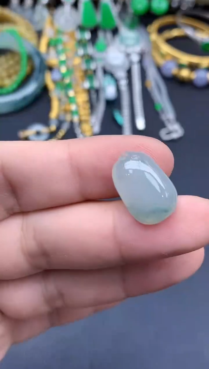 翡翠未镶嵌颈饰239-春日珠宝