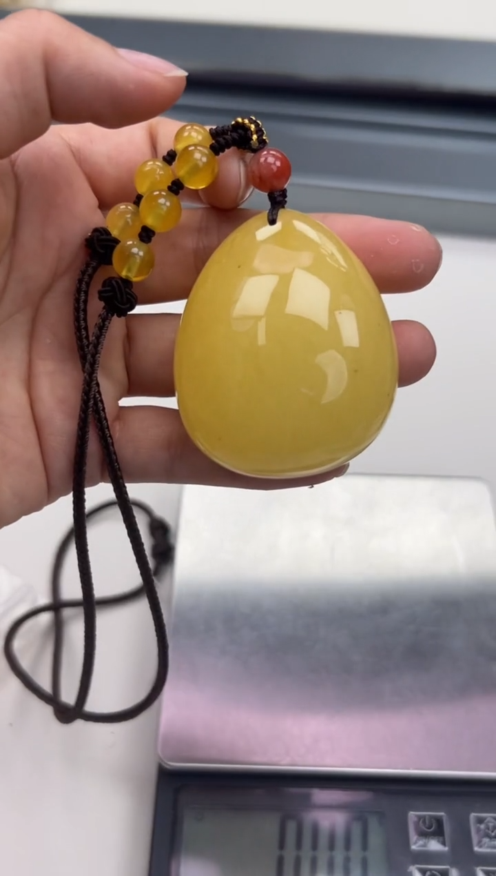 裸石琥珀未镶嵌琥珀蜜蜡吊坠