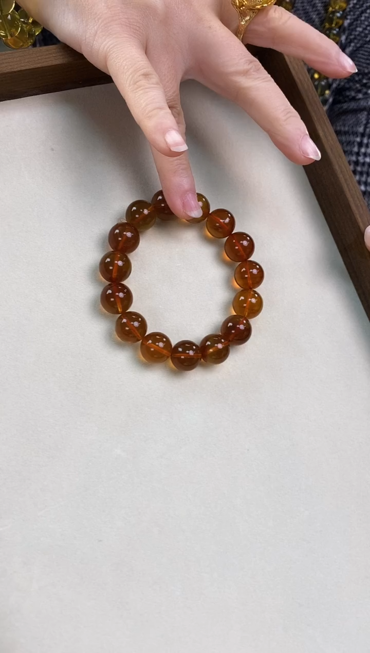 【闪购商品】琥珀颈饰未镶嵌13+00000