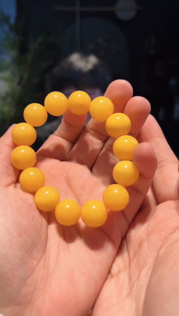 【闪购商品】蜜蜡手串未镶嵌15+单圈