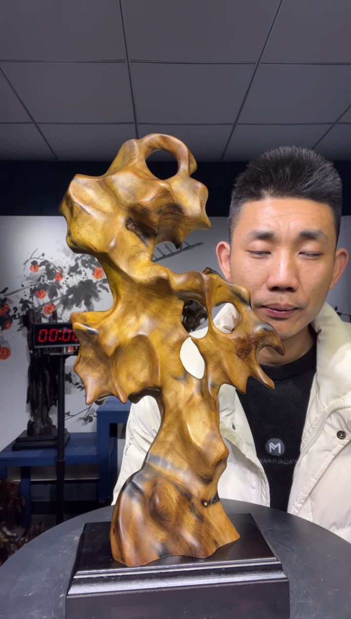 【闪购商品】金丝楠木雕金丝楠木工艺品摆件