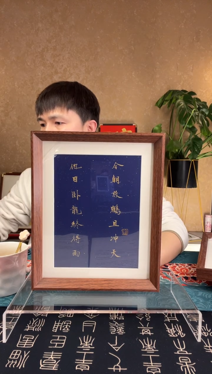 【闪购商品】书法他日卧龙终得雨