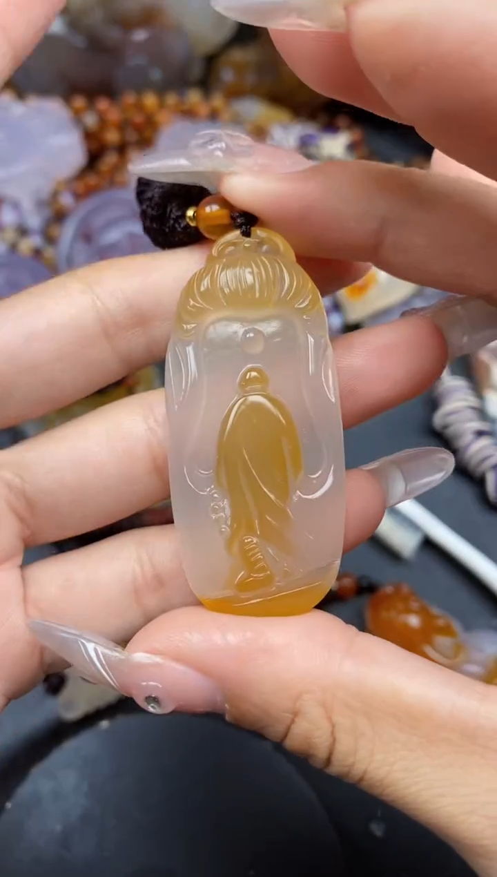 【闪购商品】玛瑙/玉髓颈饰未镶嵌ll