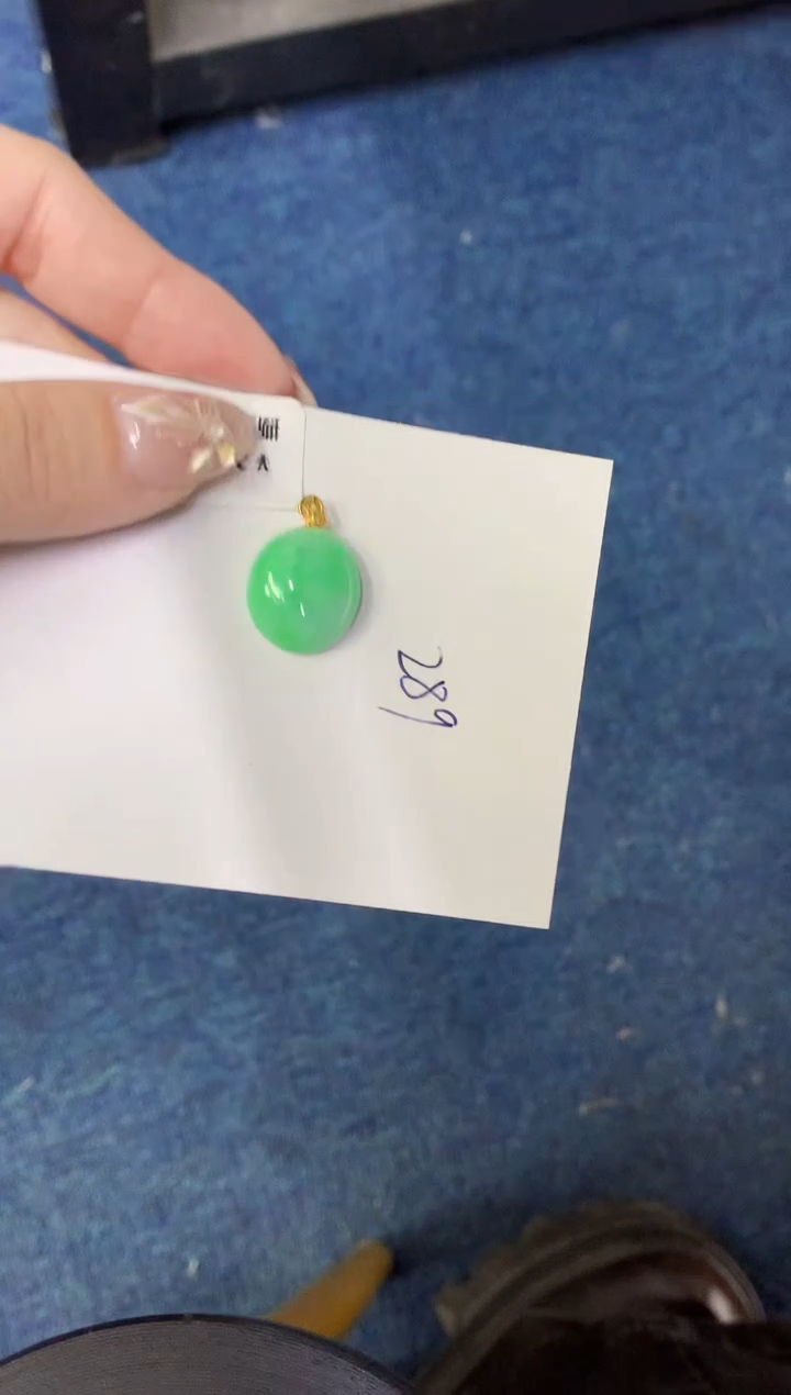 【闪购商品】翡翠颈饰18K金镶嵌00000000000