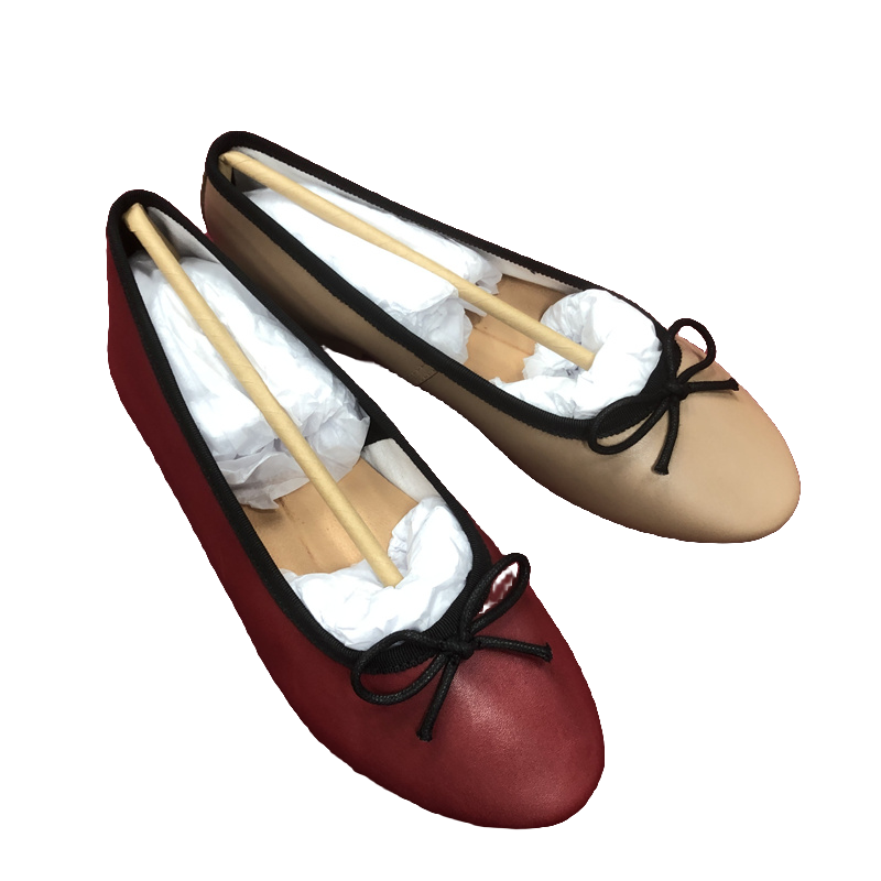 24年新款女鞋百搭一脚蹬外穿蝴蝶结浅口单鞋女士圆头平底鞋跟鞋