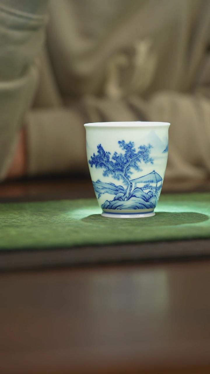 【闪购商品】杯柴窑青花破价福利