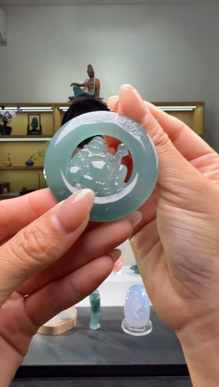 吊坠(不含链)未镶嵌翡翠佛公（多样性发其一）