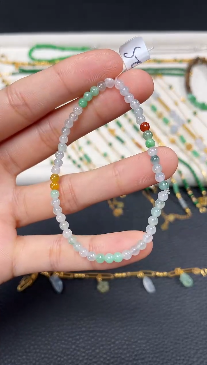 【闪购商品】翡翠套链未镶嵌一个  JK660