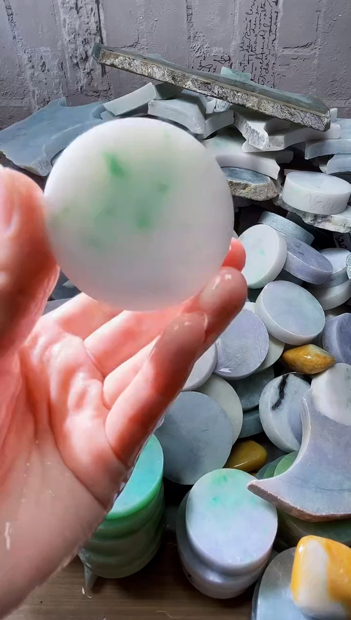 裸石翡翠天然翡翠A货古 南 158