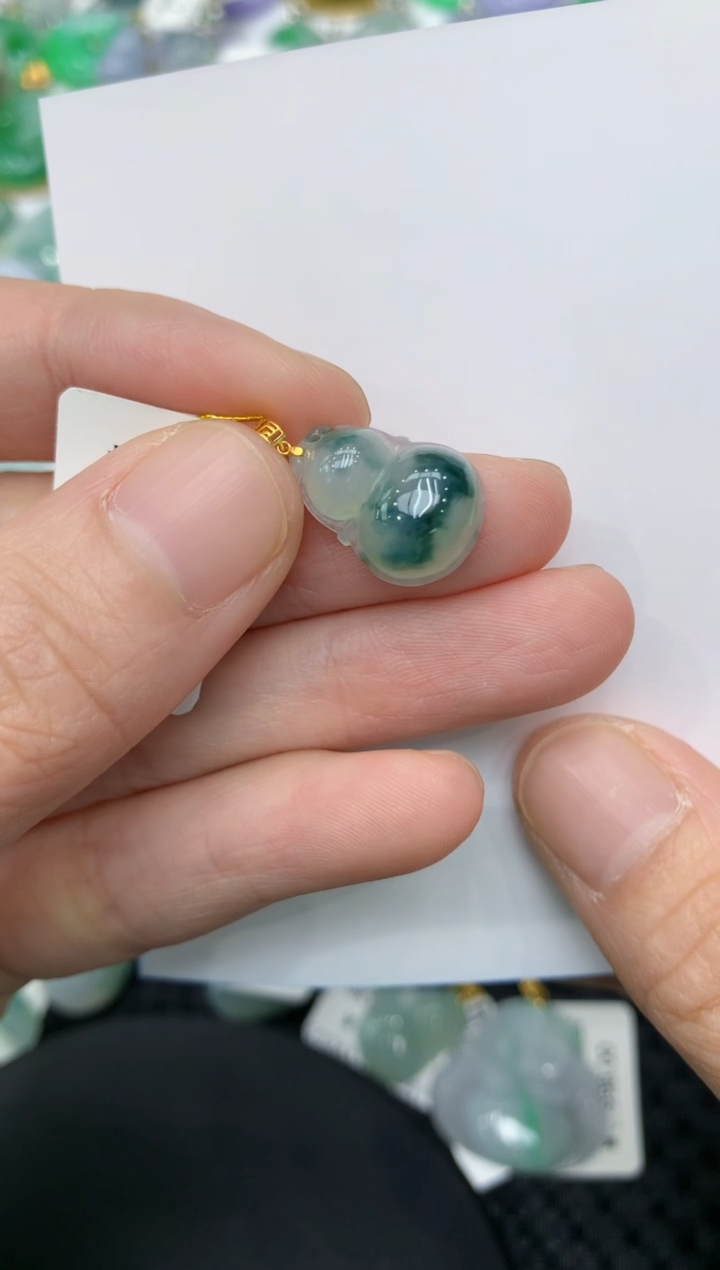 【闪购商品】翡翠颈饰18K金镶嵌11111111