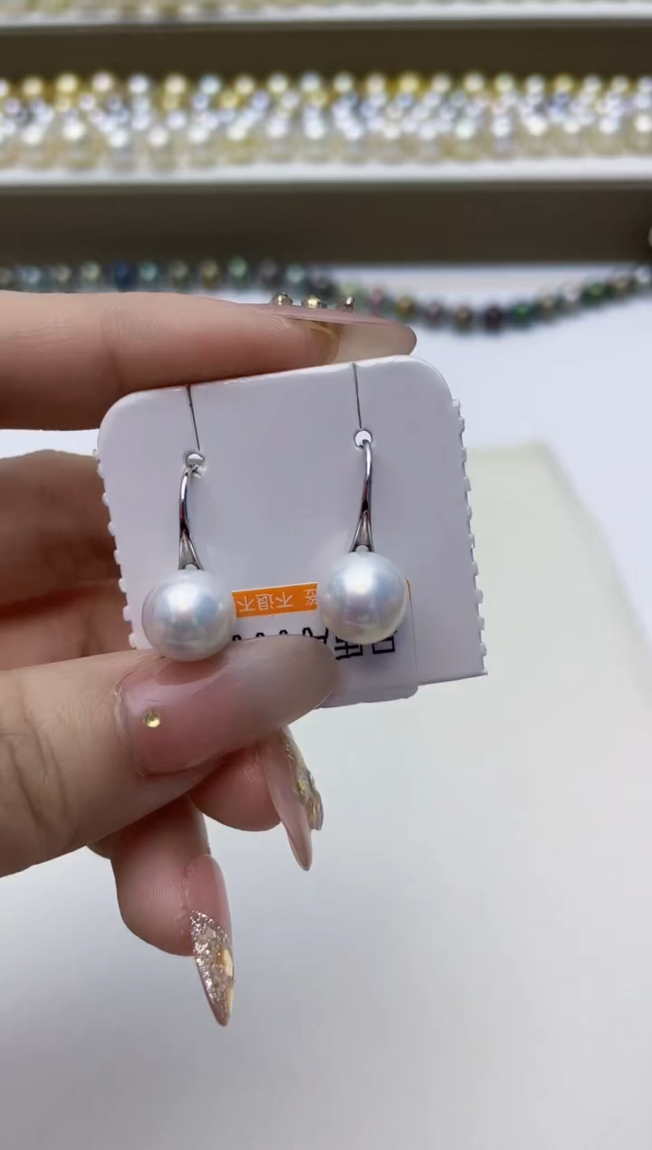 【闪购商品】淡水珍珠耳饰银S925镶嵌A31